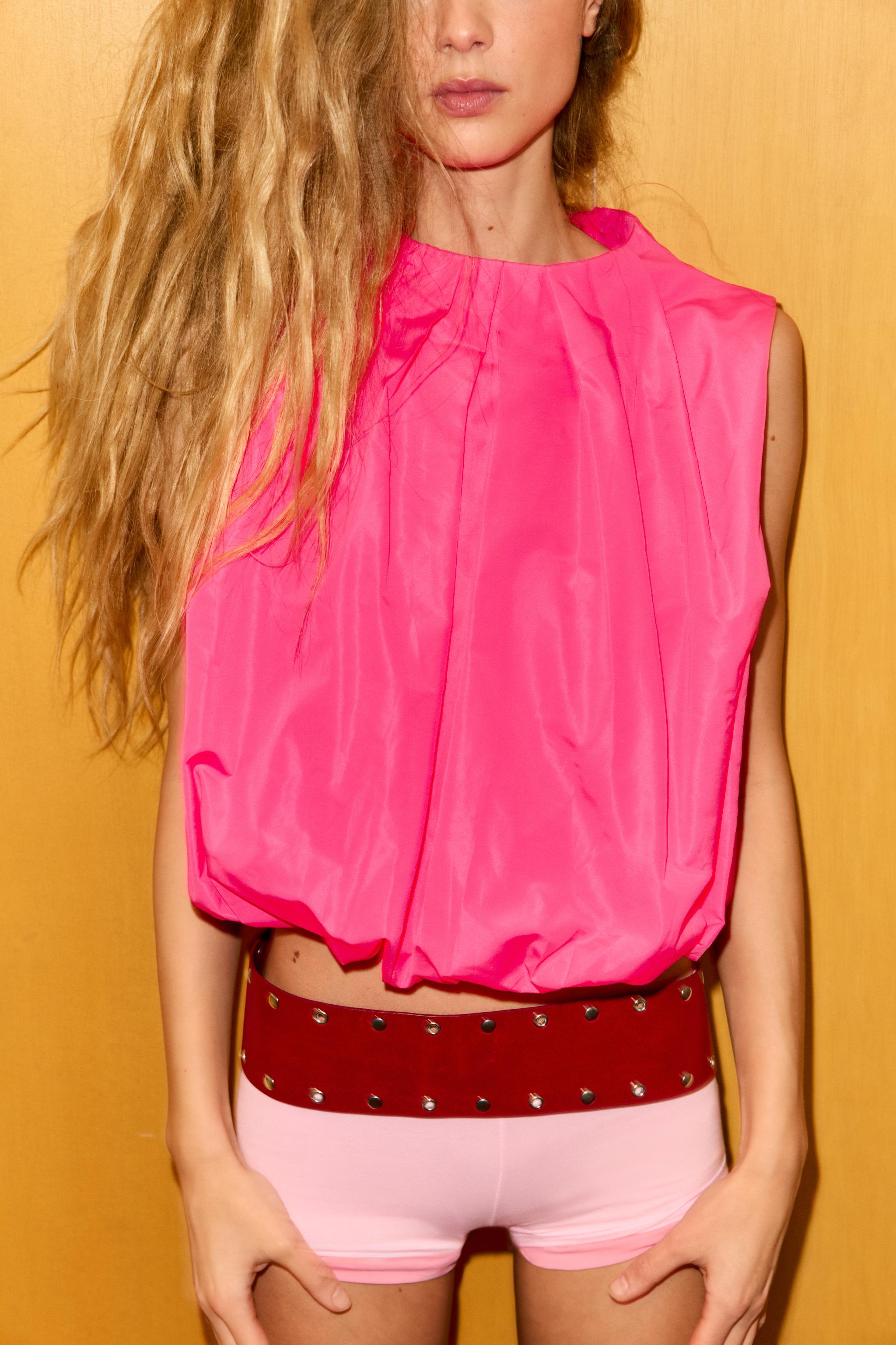 TAFFETA BALLOON TOP